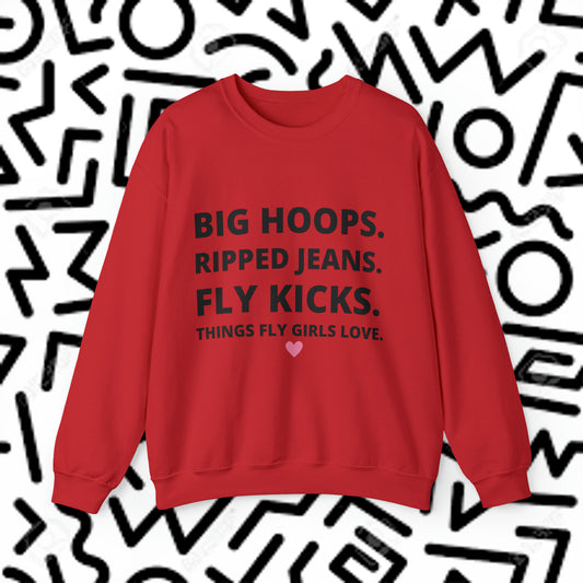 Things Fly Girls Love Essentials Sweatshirt