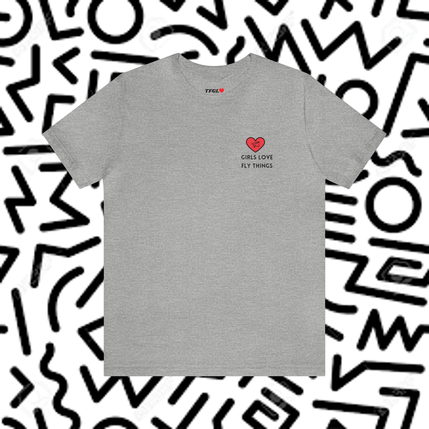 Girls Love Fly Things Logo Tee